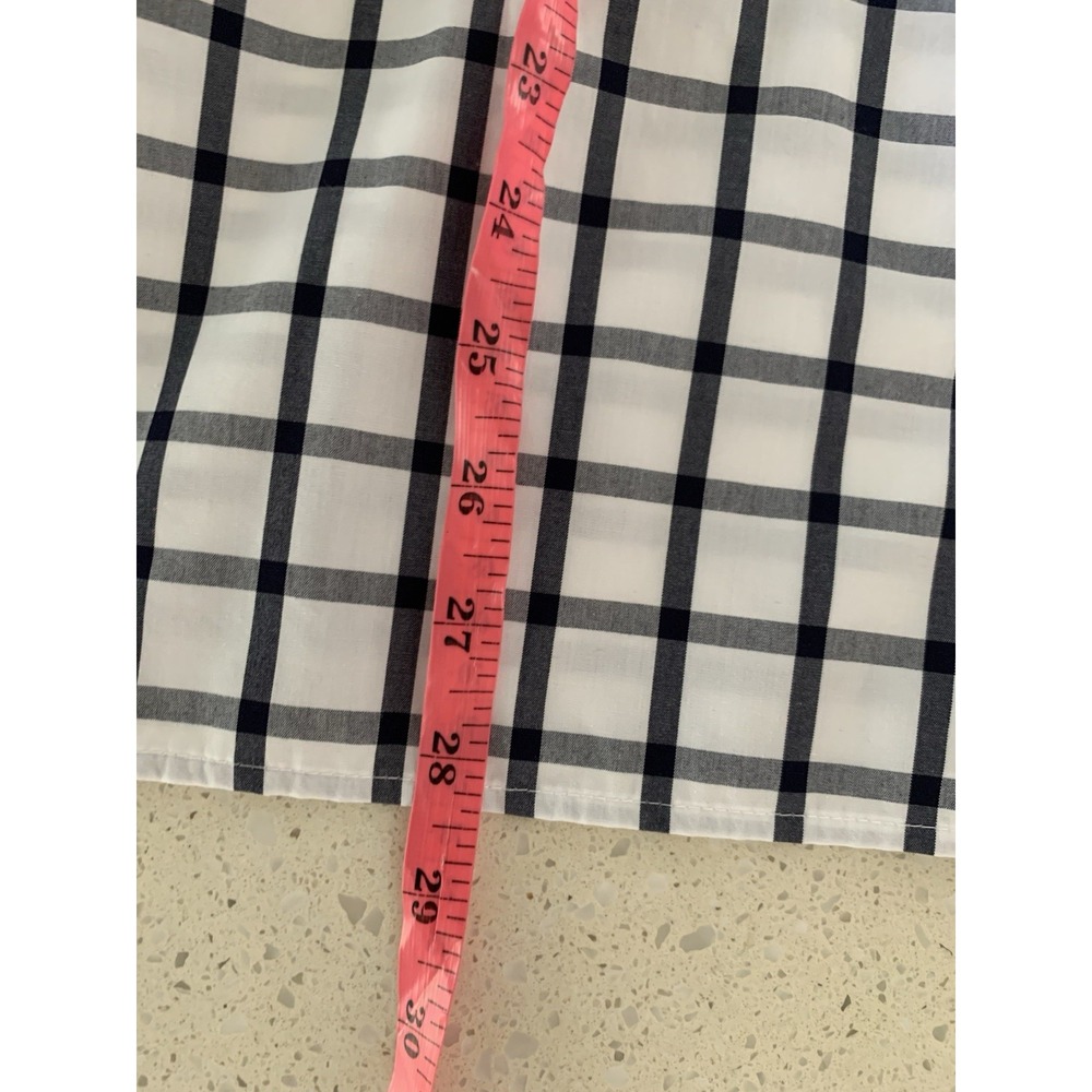 Foxcroft Wrinkle Free Plaid Button Down Shirt Women's 22W Shaped Long Sleeve - Picture 6 of 6